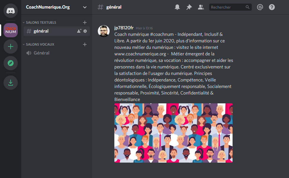 Serveur Discord : CoachNumerique.Org
