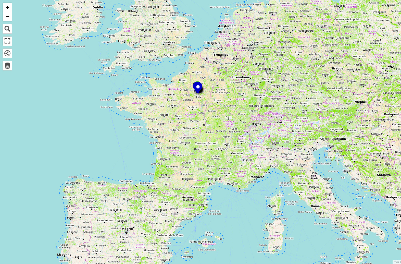 Carte uMap « Observatoire CoachNumerique.Org »