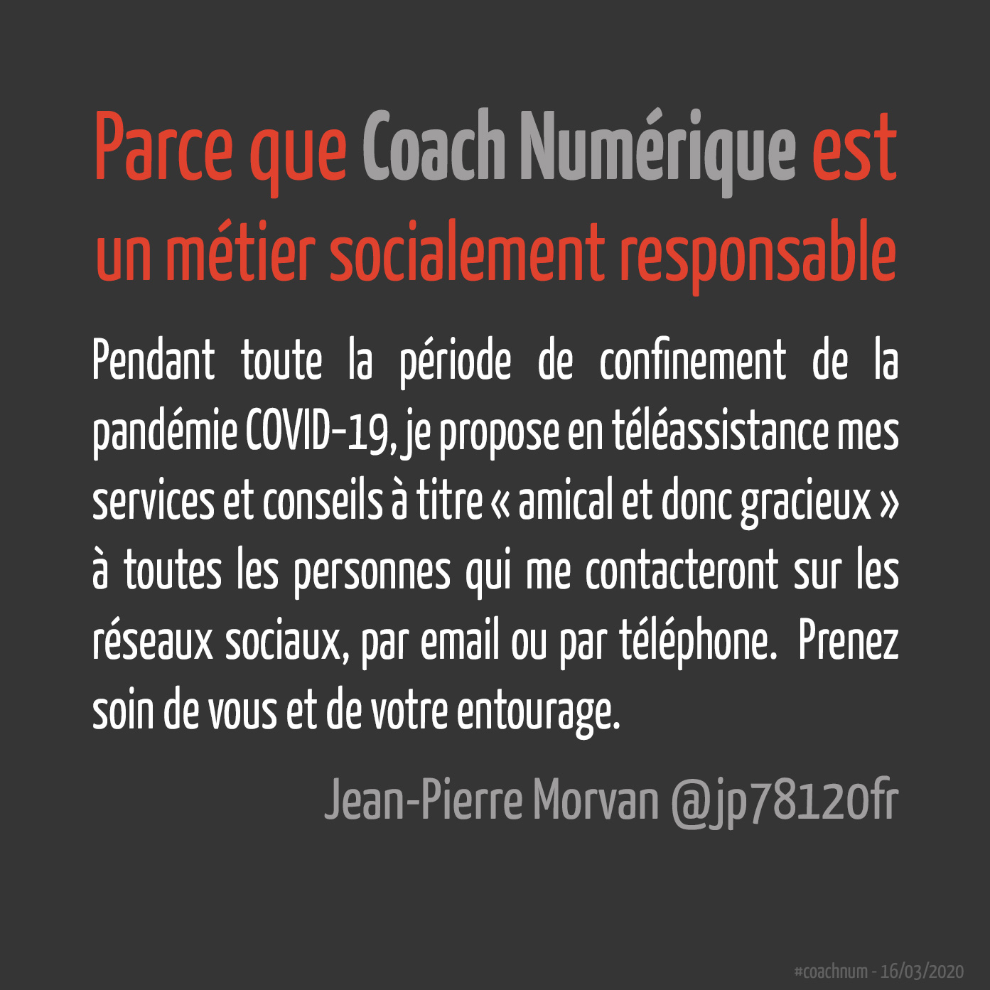 JP Morvan Coach Numerique Responsable