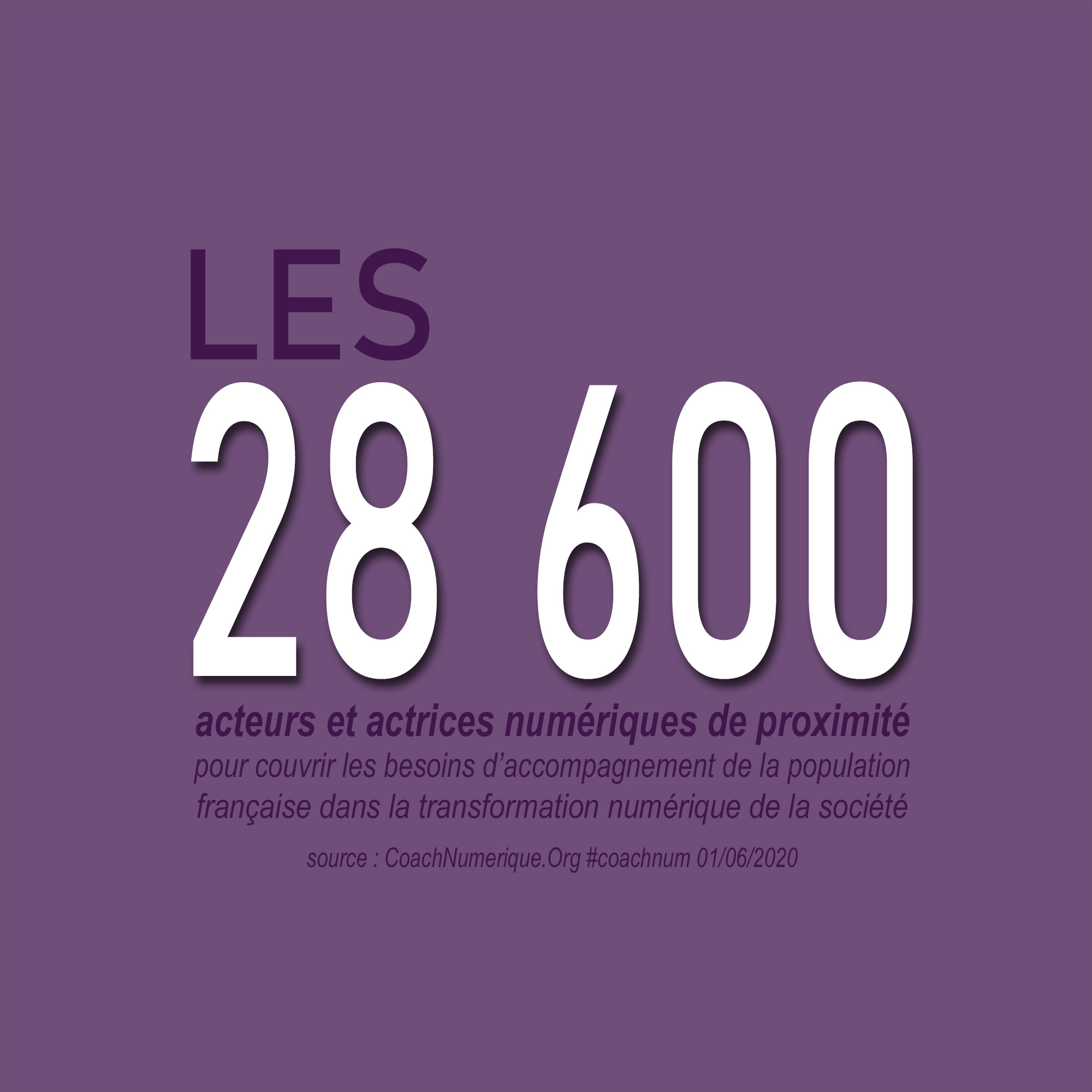 LES 28 600 acteurs et actrices numériques de proximité pour couvrir les besoins d’accompagnement de la population française dans la transformation numérique de la société CoachNum Coach Num Numerique